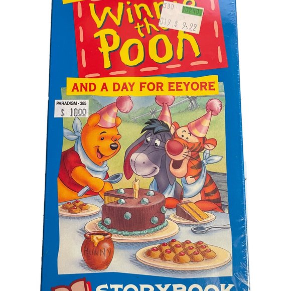 Vintage Winnie The Pooh A Day For Eeyore VHS Tape Sealed 1990s Disney - Picture 2 of 6